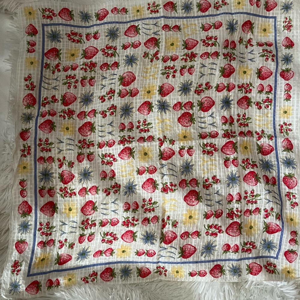 Vintage Laura Ashley Silk Scarves EUC